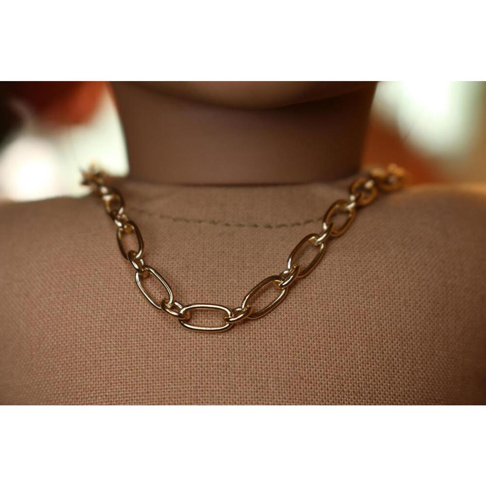 18 Inch Doll Gold Chain Necklace